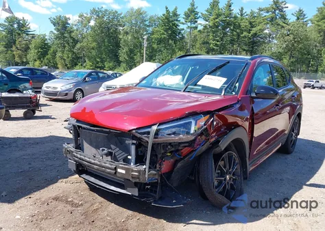 2019 Hyundai Tucson Night z USA, uszkodzony, nr VIN KM8J3CAL9KU930847